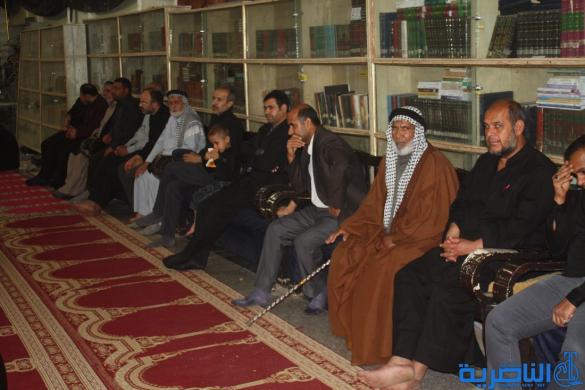 رسالة عاشوراء : احياء يوم العاشر من المحرم في الناصرية  بمسجد الشيخ عباس الكبير - تقرير مصور - 