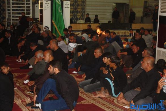 رسالة عاشوراء : احياء يوم العاشر من المحرم في الناصرية  بمسجد الشيخ عباس الكبير - تقرير مصور - 