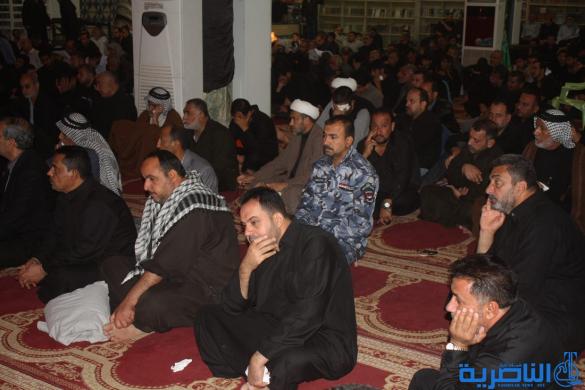 رسالة عاشوراء : احياء يوم العاشر من المحرم في الناصرية  بمسجد الشيخ عباس الكبير - تقرير مصور - 