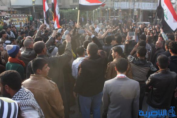 بالصور:متظاهرون يشجبون التدخل التركي في العراق