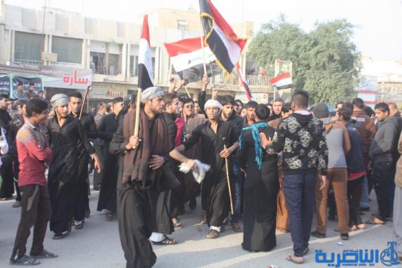 بالصور:متظاهرون يشجبون التدخل التركي في العراق
