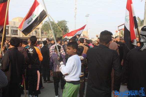 بالصور:متظاهرون يشجبون التدخل التركي في العراق