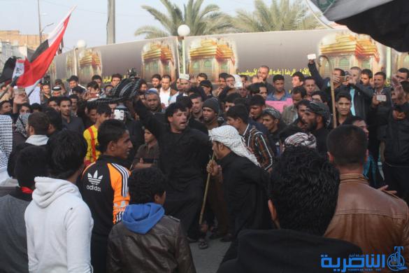 بالصور:متظاهرون يشجبون التدخل التركي في العراق