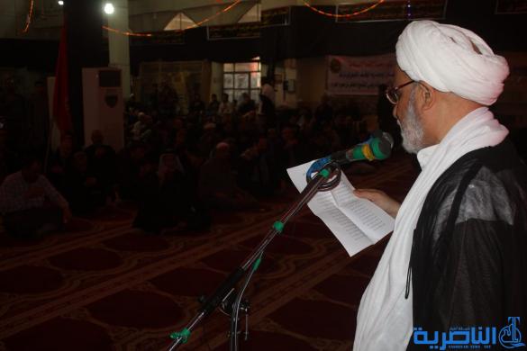 رسالة عاشوراء : احياء يوم العاشر من المحرم في الناصرية  بمسجد الشيخ عباس الكبير - تقرير مصور - 