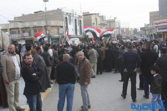 بالصور:متظاهرون يشجبون التدخل التركي في العراق