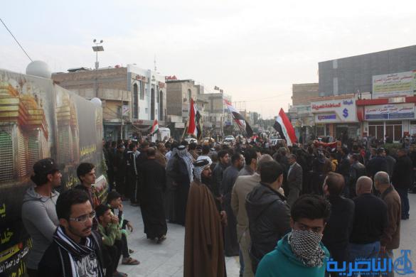 بالصور:متظاهرون يشجبون التدخل التركي في العراق