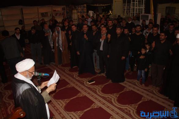 رسالة عاشوراء : احياء يوم العاشر من المحرم في الناصرية  بمسجد الشيخ عباس الكبير - تقرير مصور - 