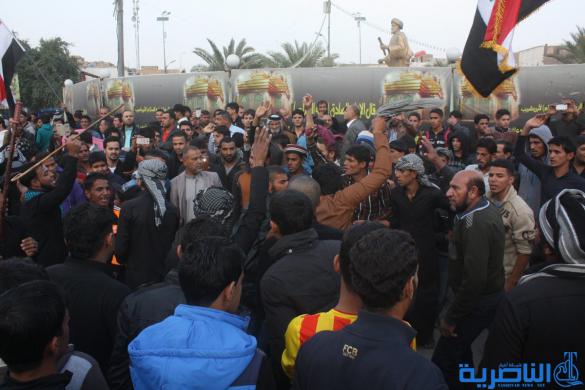 بالصور:متظاهرون يشجبون التدخل التركي في العراق