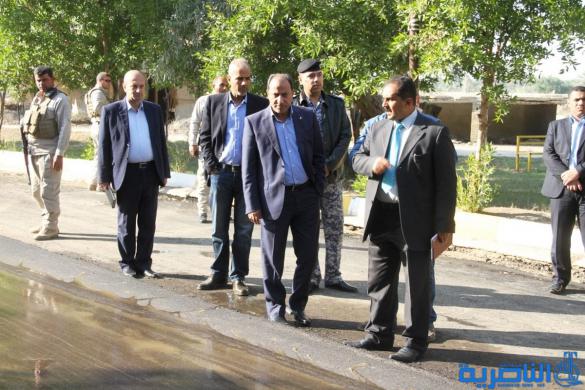 محافظ ذي قار يتفقد اعمال المرحلة الثانية من تأهيل متنزه الناصرية استعداد لموسم الربيع المقبل