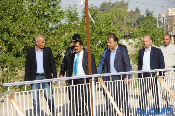 محافظ ذي قار يتفقد اعمال المرحلة الثانية من تأهيل متنزه الناصرية استعداد لموسم الربيع المقبل