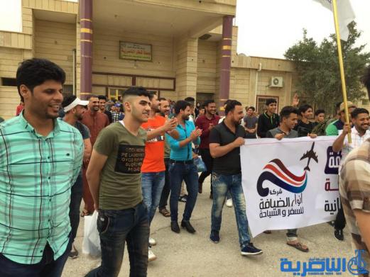بالصور:وصول 400 سائحا الى محطة الناصرية للقطارات لغرض السياحة في الاهوار