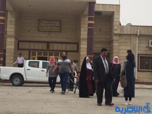 بالصور:وصول 400 سائحا الى محطة الناصرية للقطارات لغرض السياحة في الاهوار