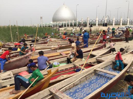 بالصور:اهوار الجبايش تحتضن سائحي بغداد والديوانية