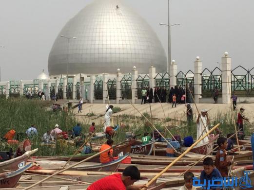 بالصور:اهوار الجبايش تحتضن سائحي بغداد والديوانية