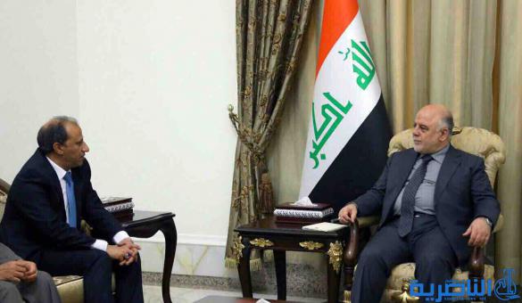 بالصور : محافظ ذي قار يلتقي رئيس الوزراء حيدر العبادي