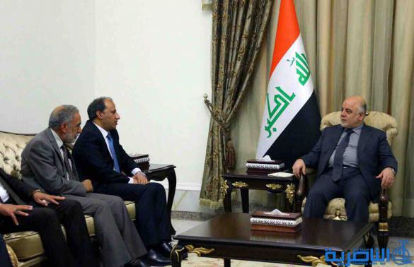 بالصور : محافظ ذي قار يلتقي رئيس الوزراء حيدر العبادي