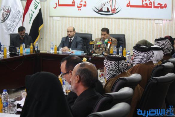 مجلس ذي قار يعقد اجتماعه الدوري لبحث مطالب اسر شهداء سبايكر