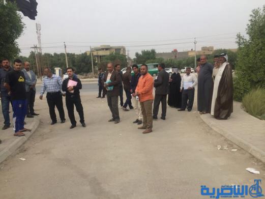  العشرات يتظاهرون في الناصرية للمطالبة باطلاق قروض الاسكان