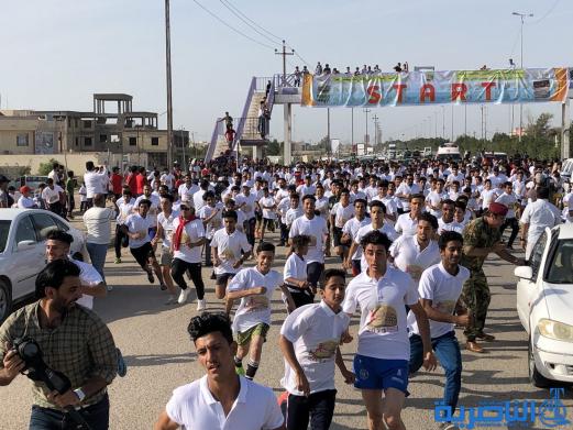 بالصور:انطلاق ماراثون اور الجماهيري الثاني في الناصرية