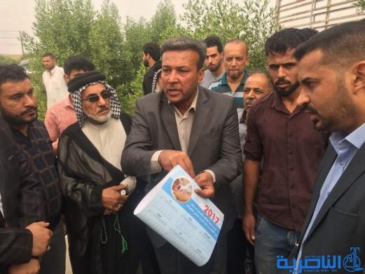  العشرات يتظاهرون في الناصرية للمطالبة باطلاق قروض الاسكان