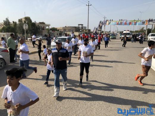 بالصور:انطلاق ماراثون اور الجماهيري الثاني في الناصرية