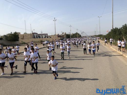 بالصور:انطلاق ماراثون اور الجماهيري الثاني في الناصرية