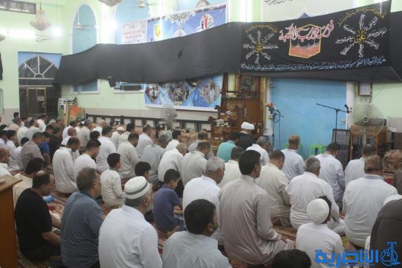 بالصور : احياء ليلة القدر في مسجد الشيح عباس وسط الناصرية
