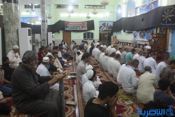 بالصور : احياء ليلة القدر في مسجد الشيح عباس وسط الناصرية