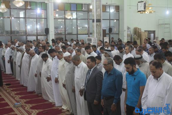 صلاة عيد الفطر المبارك في مدينة الناصرية - تقرير صوتي مصور - 