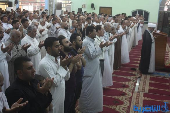 صلاة عيد الفطر المبارك في مدينة الناصرية - تقرير صوتي مصور - 