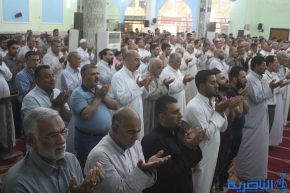 صلاة عيد الفطر المبارك في مدينة الناصرية - تقرير صوتي مصور - 
