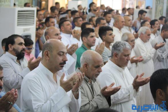 صلاة عيد الفطر المبارك في مدينة الناصرية - تقرير صوتي مصور - 