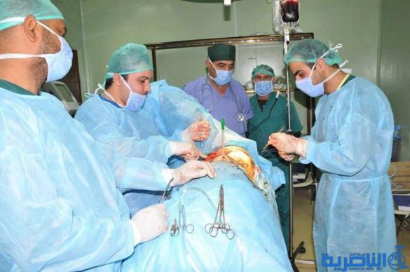 نجاح عملية معقدة بجراحة الصدر في مستشفى الحسين التعليمي