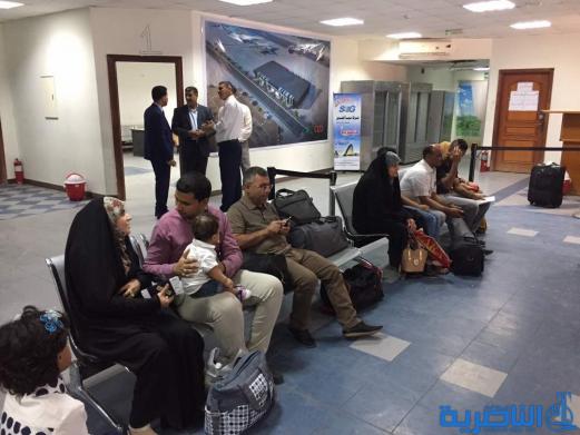 بالصور:استعدادات لتسيير اول رحلة دولية من مطار الناصرية الى مطار طهران