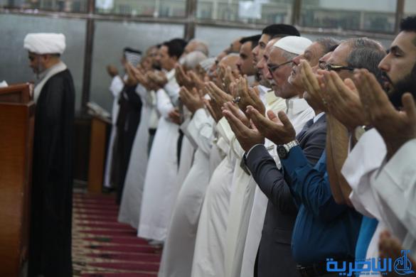 صلاة عيد الفطر المبارك في مدينة الناصرية - تقرير صوتي مصور - 