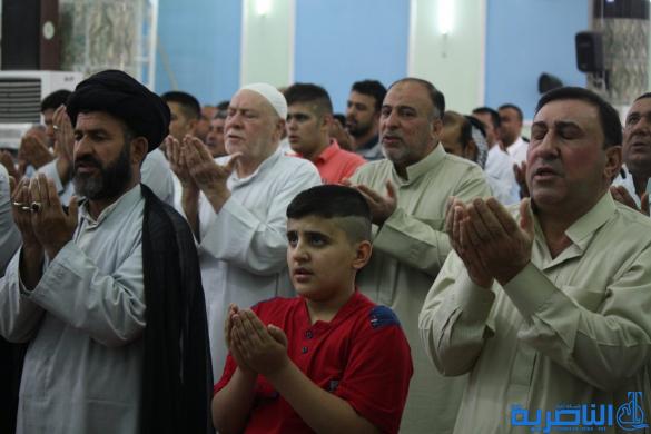صلاة عيد الفطر المبارك في مدينة الناصرية - تقرير صوتي مصور - 