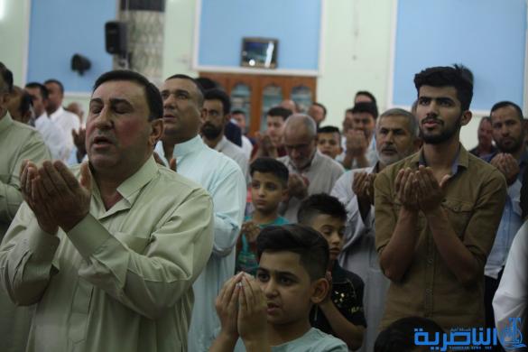 صلاة عيد الفطر المبارك في مدينة الناصرية - تقرير صوتي مصور - 