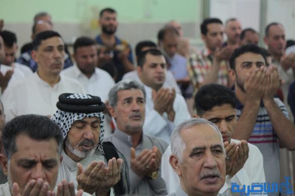 صلاة عيد الفطر المبارك في مدينة الناصرية - تقرير صوتي مصور - 