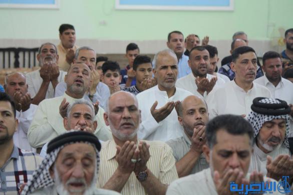 صلاة عيد الفطر المبارك في مدينة الناصرية - تقرير صوتي مصور - 