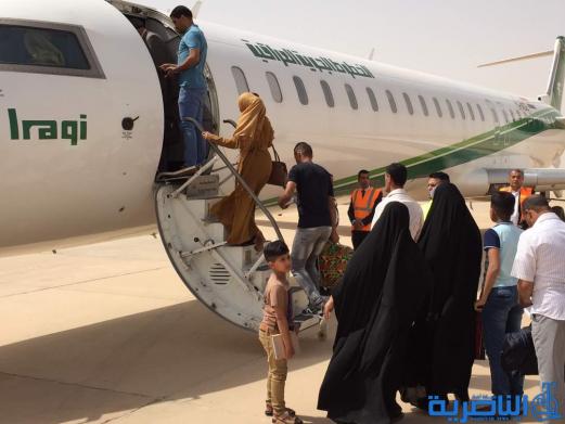 مطار الناصرية يشهد اليوم اقلاع اول رحلة دولية باتجاه طهران - تقرير مصور -