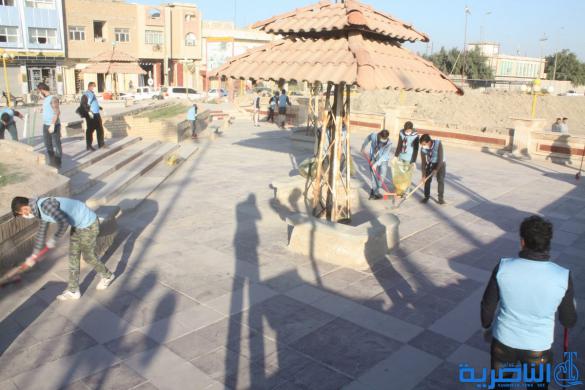  منتدى شبابي ينظم حملة تطوعية لتنظيف كورنيش الناصرية - تقرير مصور -