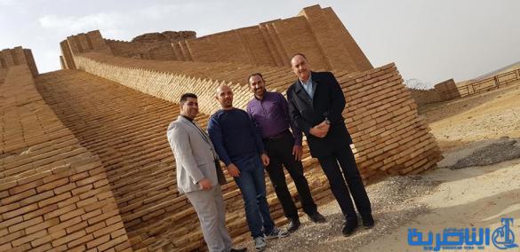 السفير التركي يزور اور الاثرية غربي الناصرية