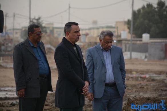 استئناف ضخ المياه عبر مجمع الناصرية الموحد بعد اصلاح عطل في الانابيبب
