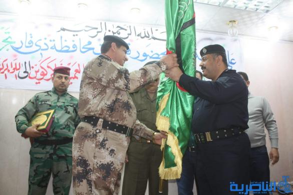 قائد شرطة ذي قار الجديد اللواء الركن صادق الزيدي يتسلم مهام عمله رسميا – تقرير مصور –