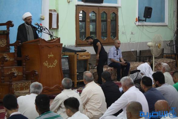 صلاة عيد الاضحى المبارك في مدينة الناصرية - تقرير صوتي مصور -
