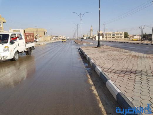 بالصور:افتتاح شارع الزقورة &quot; الحولي &quot; بطول 7 كيلو متر