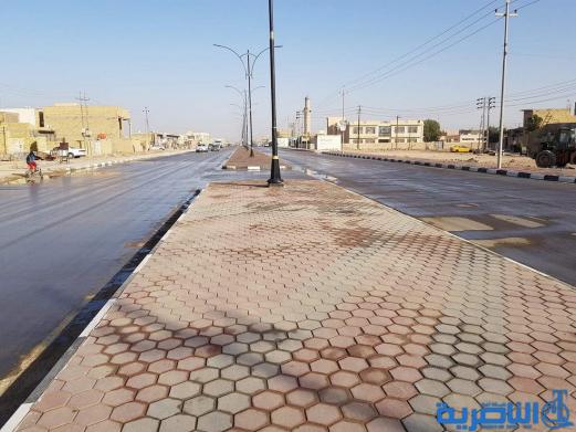 بالصور:افتتاح شارع الزقورة &quot; الحولي &quot; بطول 7 كيلو متر