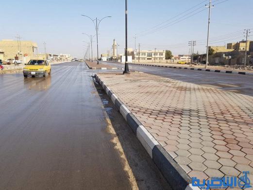 بالصور:افتتاح شارع الزقورة &quot; الحولي &quot; بطول 7 كيلو متر