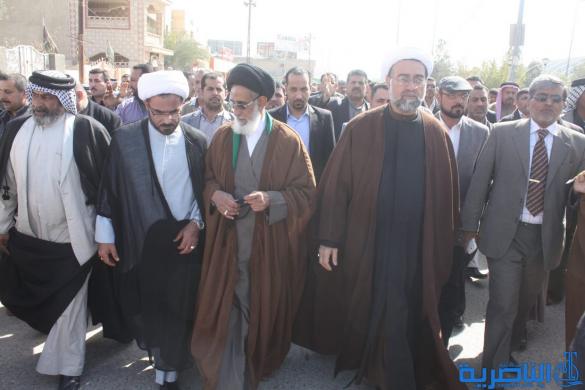 العشرات من محتجزي رفحاء يتظاهرون في الناصرية للاسراع بصرف امتيازاتهم - تقرير مصور -