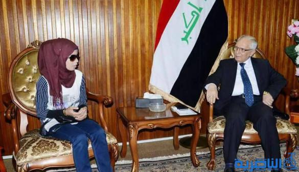 وزير التعليم يستقبل الطالبة براء حسين ويؤكد دعمه ذوي الاحتياجات الخاصة